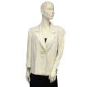 Essence Women's Blazer White Size 20 (SKU 000034).